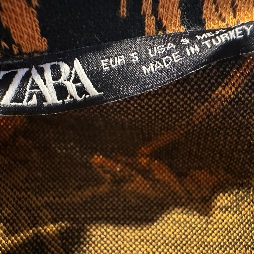 Zara | Dresses | Nwt Zara Woman Cut Out Jacquard Floral - New - Picture 2 of 8